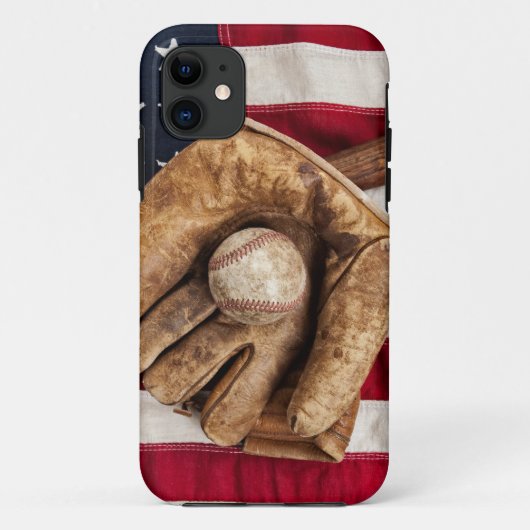 honkbal Case-Mate iPhone case (Achterkant)