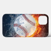 honkbal Case-Mate iPhone case (Achterkant (horizontaal))