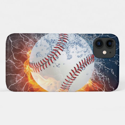 honkbal Case-Mate iPhone case (Achterkant (horizontaal))