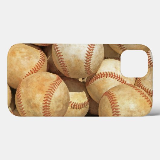 Honkbal Case-Mate iPhone Case (Achterkant (horizontaal))