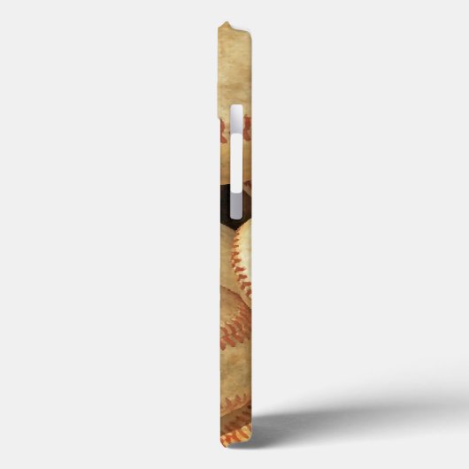 Honkbal Case-Mate iPhone Case (Achterkant / Links)