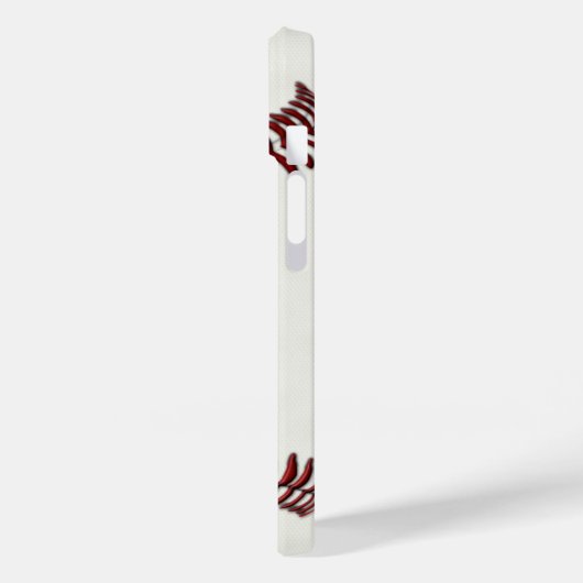 Honkbal Case-Mate iPhone Case (Achterkant / Links)