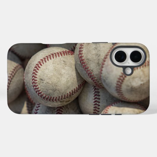 Honkbal Case-Mate iPhone Case (Achterkant (horizontaal))