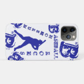 Honkbal Case-Mate iPhone Case (Achterkant (horizontaal))