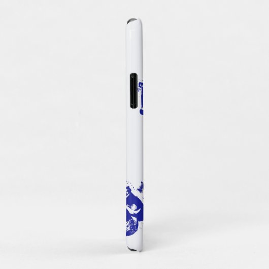 Honkbal Case-Mate iPhone Case (Achterkant/rechts)