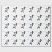 Honkbal Catcher Kitten Cadeaupapier (Vlak)