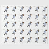 Honkbal Catcher Kitten Cadeaupapier (Vlak)