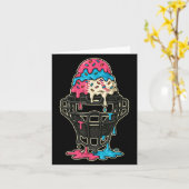 Honkbal Catcher Mask Ijs Druppel Honkbal Jongens Kaart (Gele Bloem)