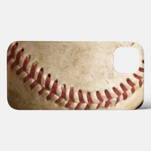  honkbal close-up Case-Mate iPhone case (Achterkant (horizontaal))