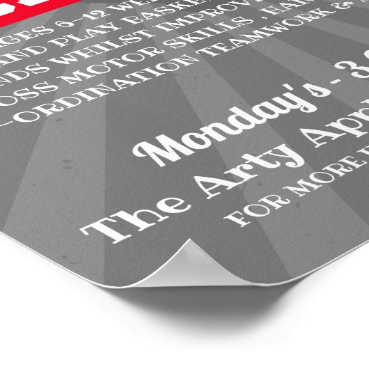 honkbal Club-toernooi sport Poster (Hoek)