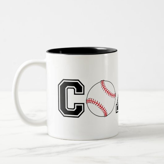 Honkbal coach dank u geschenk koffie mok (Links)