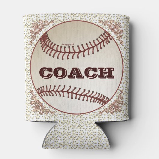 Honkbal Coach koelbox Blikjeskoeler (Achterkant)