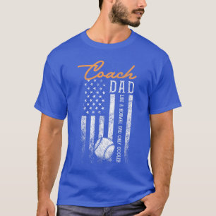Honkbal Coach Papa Net Als Een Gewone Papa Alleen T-shirt