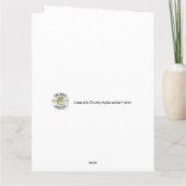 Honkbal coach pensioen team einde seizoen kaart (Achterkant)