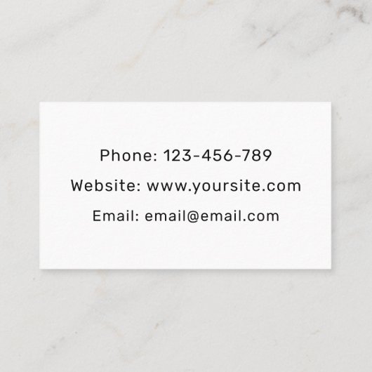 Honkbal Coach Speler Landschap Green Field Ball Visitekaartje (Achterkant)