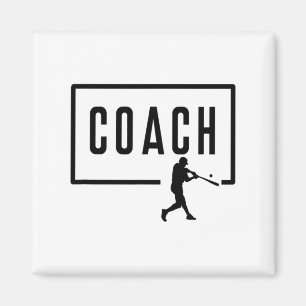 Honkbal Coach Team Middelbare School Hogeschool Co Magneet