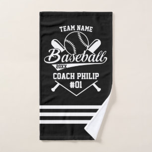 Honkbal coach team Moeder speler team cadeau Handdoek