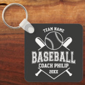 Honkbal coach team Moeder speler team cadeau Sleutelhanger (Voorkant)