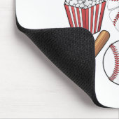 Honkbal Coquette Bow Vrouwen Meisjes Baseball Chee Muismat (Hoek)