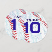 HONKBAL CRAZE Bar Bat Mitswa Tafelnummer (Voorkant / Achterkant)