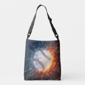 honkbal crossbody tas (Achterkant)