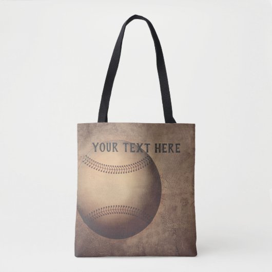 Honkbal Custom canvas tas  stijl ontwerp (Voorkant)