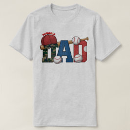 ⚾ Honkbal Dad T-shirt - Trots & Sportief Design
