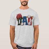 ⚾ Honkbal Dad T-shirt - Trots & Sportief Design (Voorkant)
