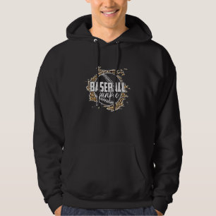 Honkbal Dames Luipaard Patroon Honkbal Meisje 5 Hoodie