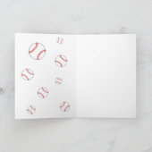 Honkbal Dank u Coach 2 Fotokaart Bedankkaart (Binnen)