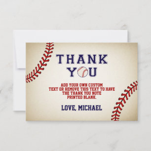  honkbal dank u kaarten