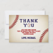  honkbal dank u kaarten (Voorkant)