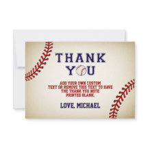  honkbal dank u kaarten