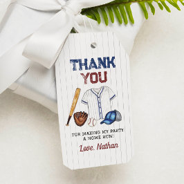 honkbal dank u Label verjaardagsfeestje Cadeaulabel