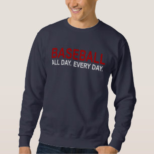 Honkbal de hele dag trui