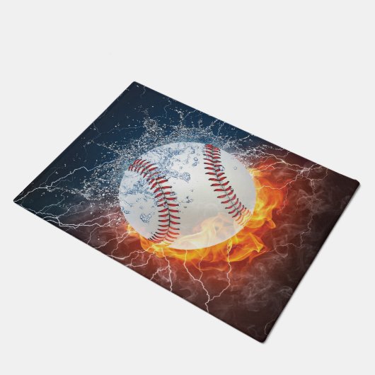 honkbal deurmat (Schuin)