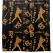 Honkbal Douchegordijn (Voorkant)