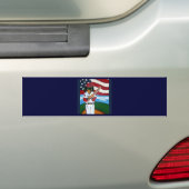Honkbal doxie bumpersticker (Op auto)