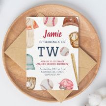 honkbal draaien twee jongen 2e verjaardag