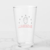 Honkbal Drink Glas (Achterkant)