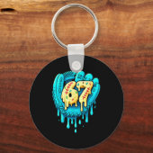 Honkbal Drip 6 7 Nummer 67 Zes Zeven Meme Heren Bo Sleutelhanger (Voorkant)