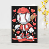 Honkbal Drip Ijs Apparel Jeugd Jongen Valentin Kaart (Gele Bloem)
