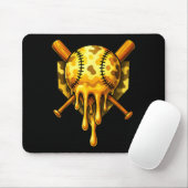 Honkbal Drip Ijs Camo Cool Design Muismat (Met muis)