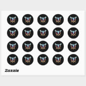 Honkbal Drip Ijs Druppelend 7 Jaar Oud 7e Bi Ronde Sticker (Vel)