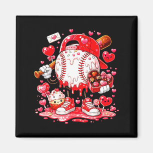Honkbal Drip Ijs Kinder Jongeren Valentijn Magneet