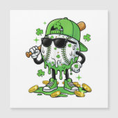 Honkbal Drip Ijs St. Patrick's Dag (Voorkant)