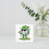 Honkbal Drip Ijs St. Patrick's Dag Klantenkaartje (Staand voorkant)