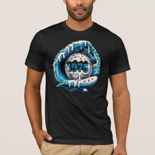 Honkbal Drip Ijs Strooigoed Honkbalhandschoen T-shirt (Voorkant)