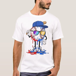 Honkbal Drip Ijs T-shirt
