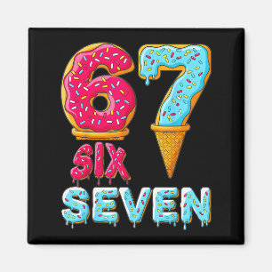 Honkbal Drip Nummer 67 Speler 67 Meme Ijs D Magneet